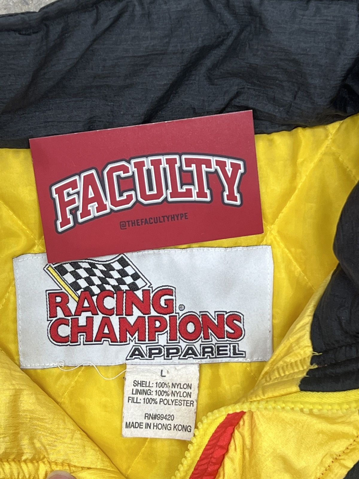 NASCAR Vintage McDonald’s Race Team Jacket NASCAR Bill Elliot large Size US L / EU 52-54 / 3 - 3 Thumbnail