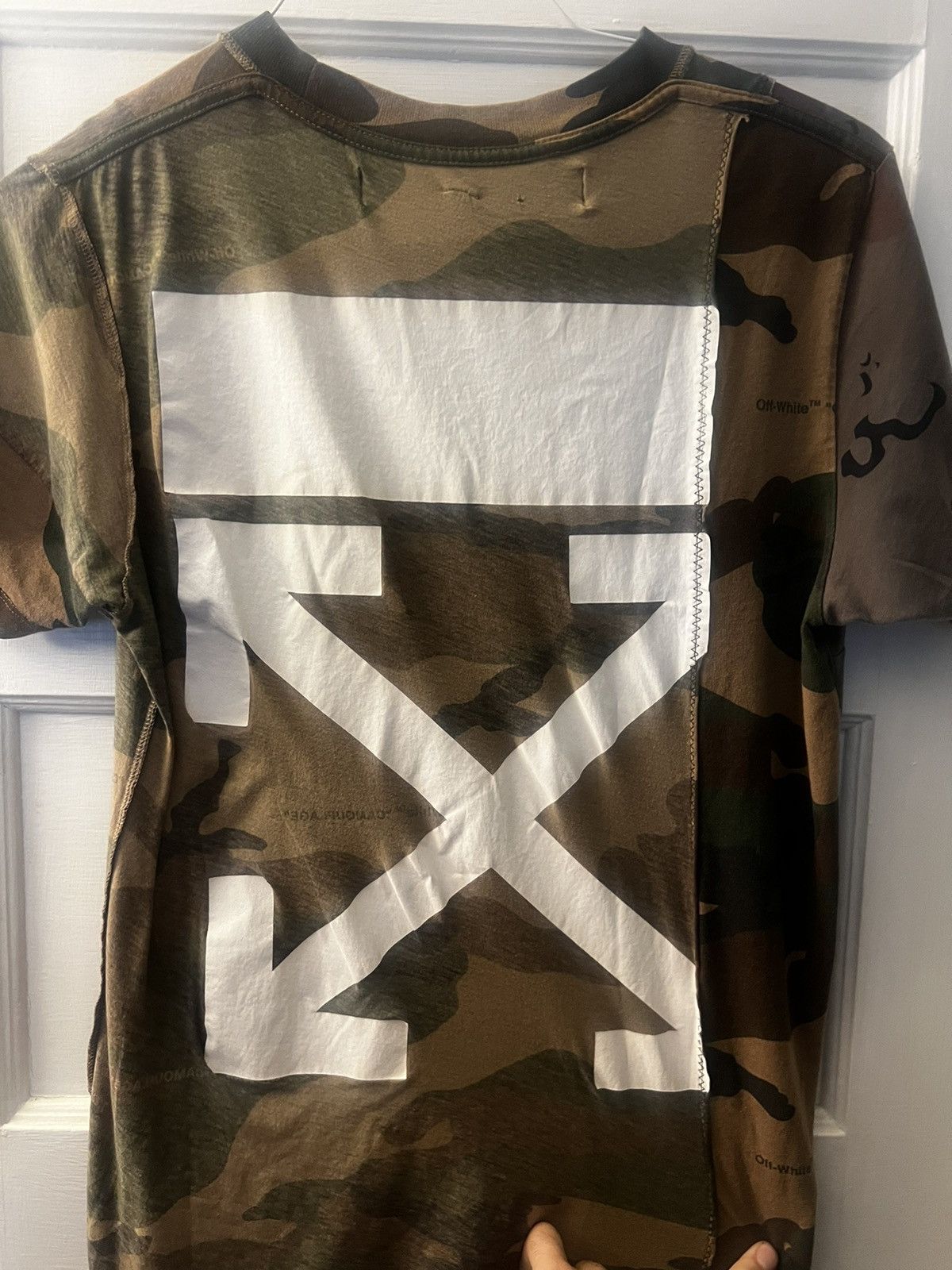 Off-White Off-White Reconstructed Camo Tee size XS Size US XS / EU 42 / 0 - 2 Thumbnail