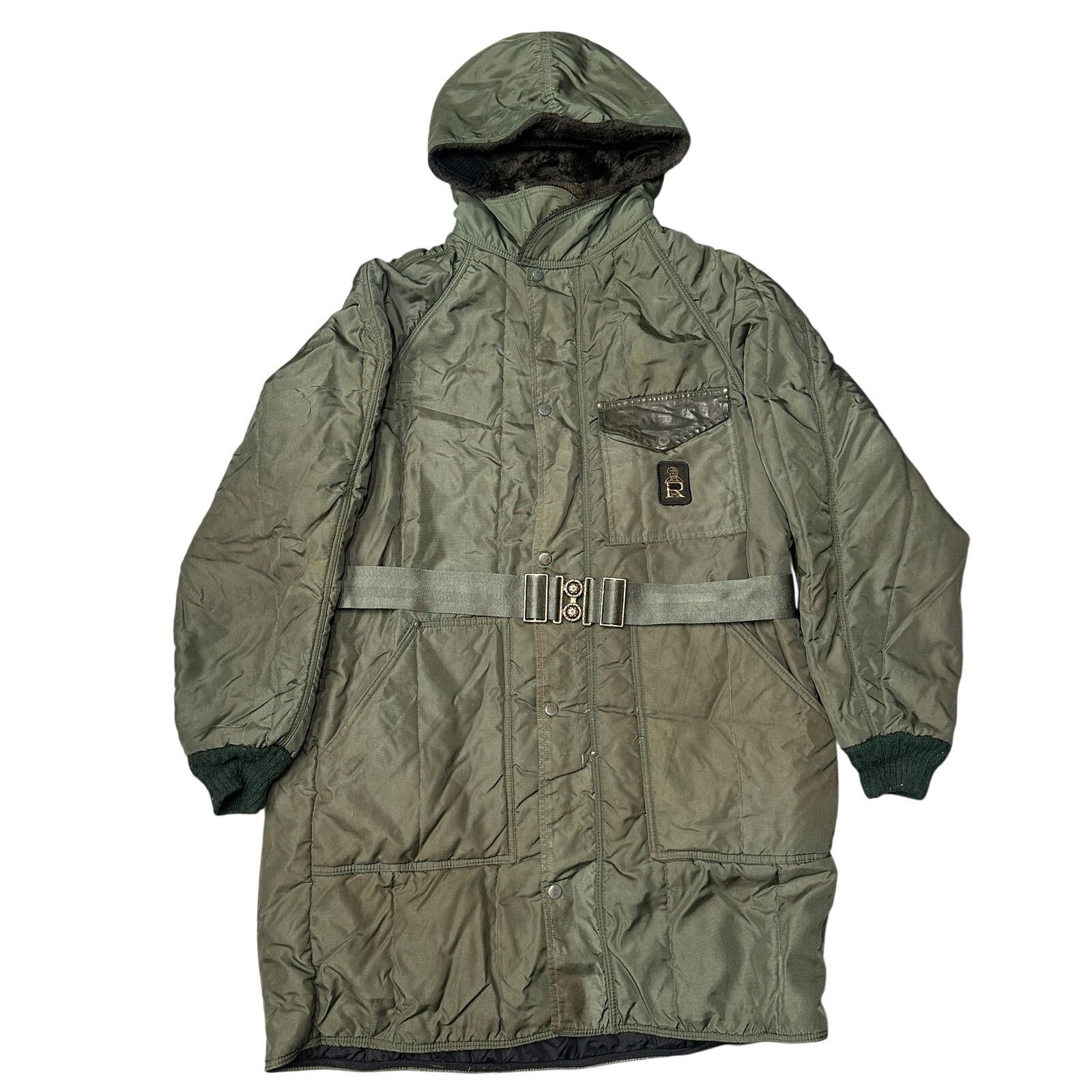 Refrigiwear Vintage RefrigiWear Belted Coat Jacket Mens Large Full Zip Size US L / EU 52-54 / 3 - 1 Thumbnail