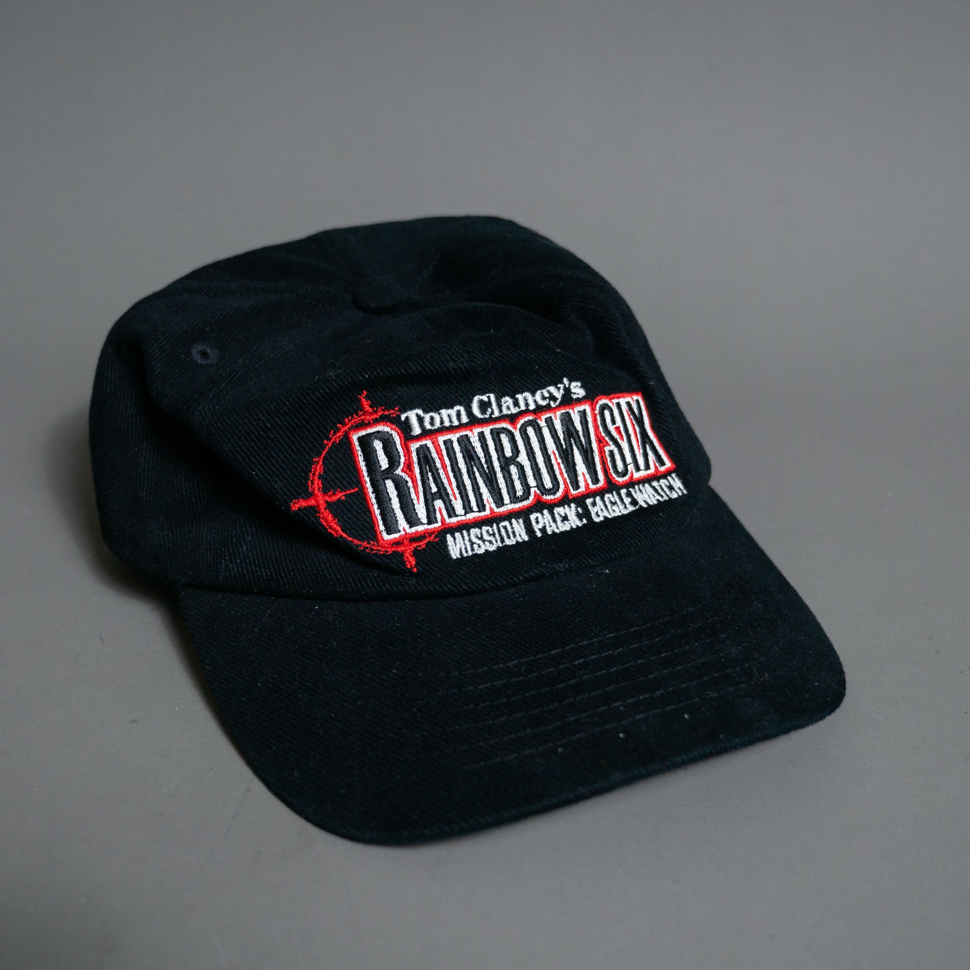 Vintage Vintage 90s RARE Tom Clancy's Rainbow Six Cap Hat Size ONE SIZE - 1 Thumbnail