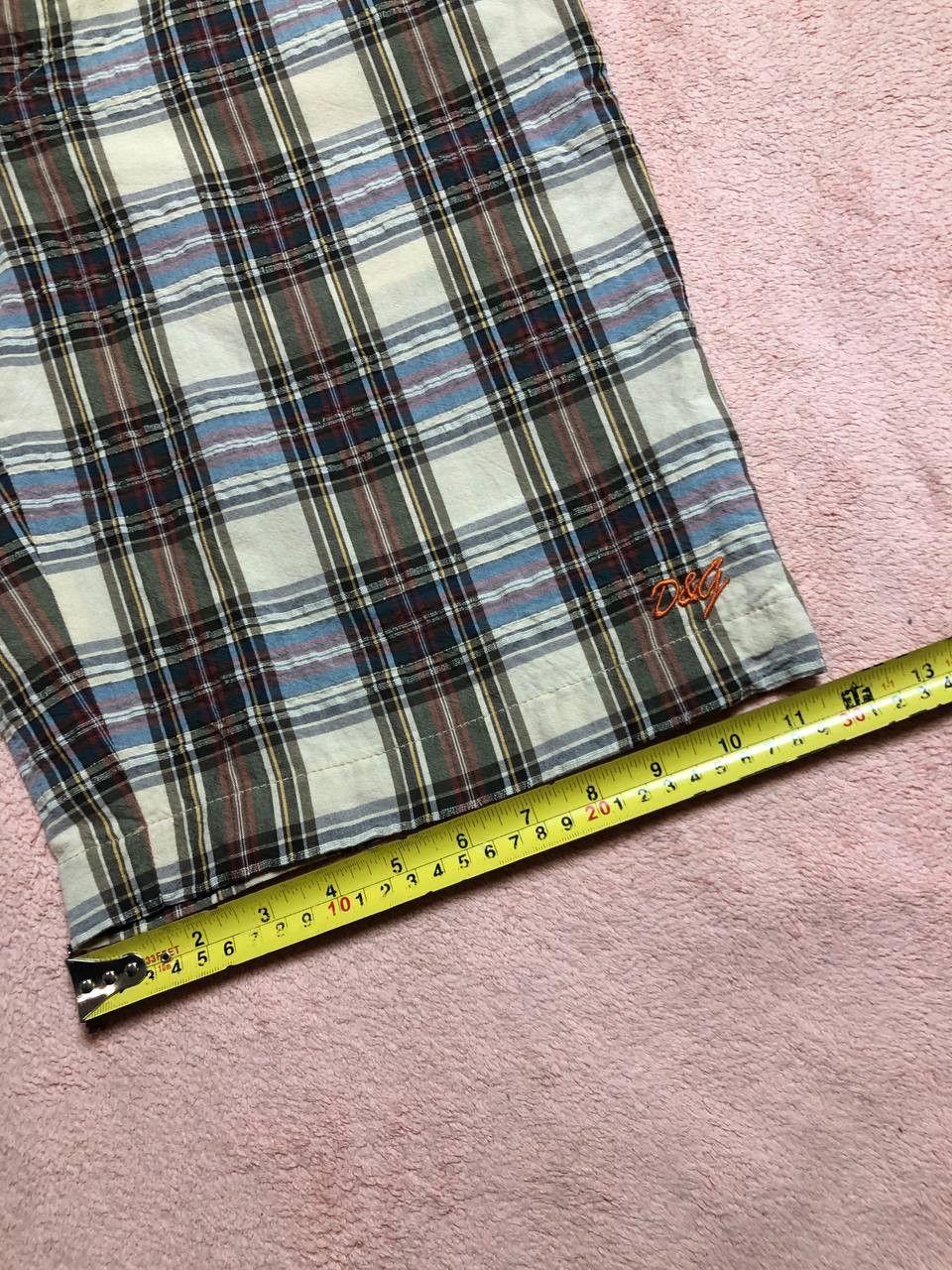 Dolce & Gabbana Vintage Dolce Gabbana Plaid Tartan Punk Grunge SHORTS Size US 36 / EU 52 - 10 Thumbnail