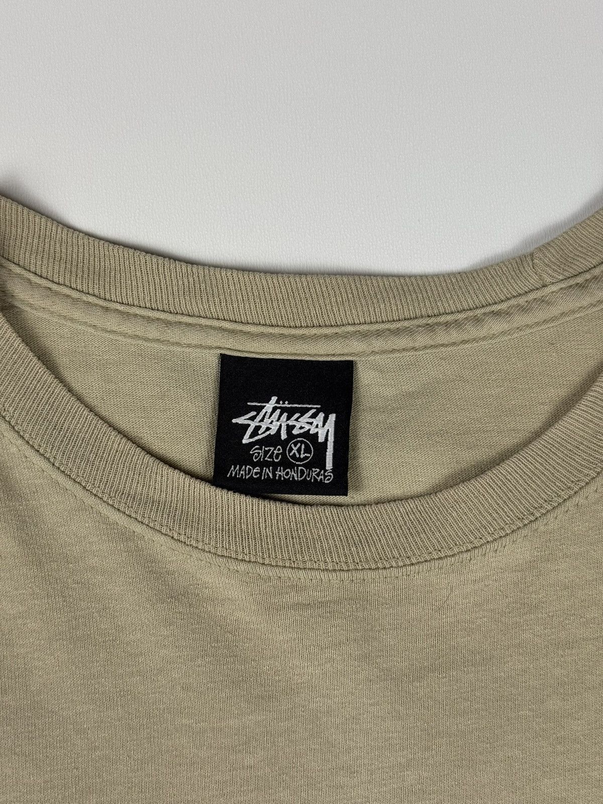 Stussy Script Tee Tan army Size US XL / EU 56 / 4 - 6 Thumbnail