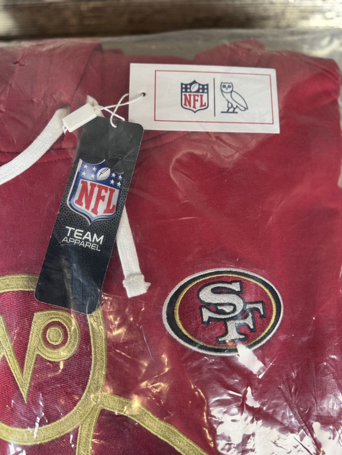 NFL × October's Very Own OVO X NFL San Francisco 49Ers Icon Team Hoodie Size US XXL / EU 58 / 5 - 2 Thumbnail