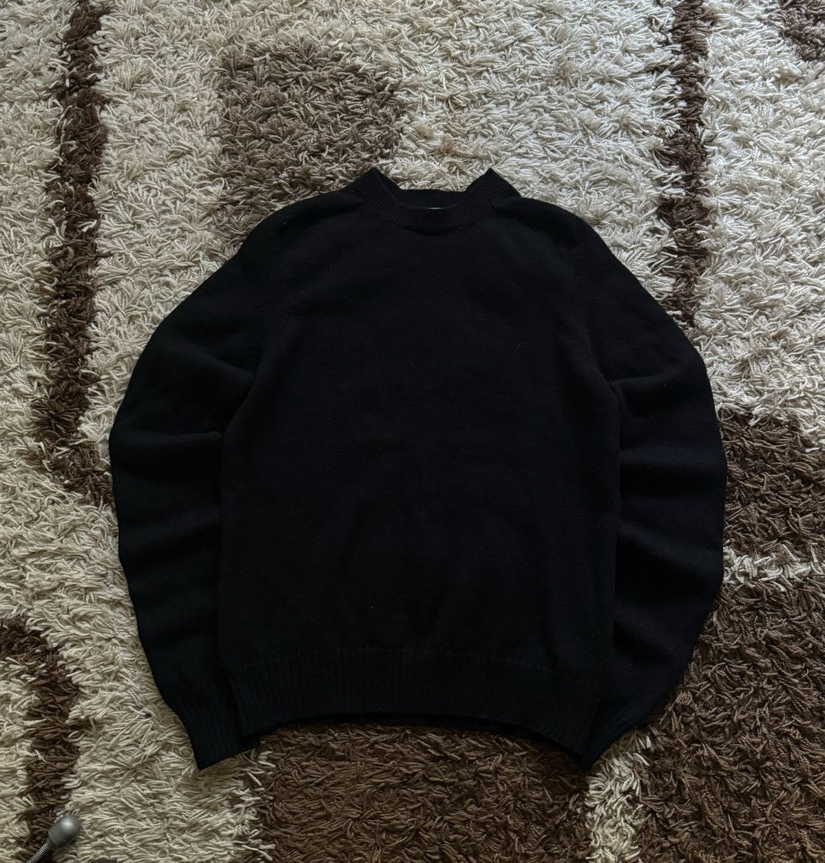 BOTTEGA VENETA FALL 2020 BLACK SWEATER