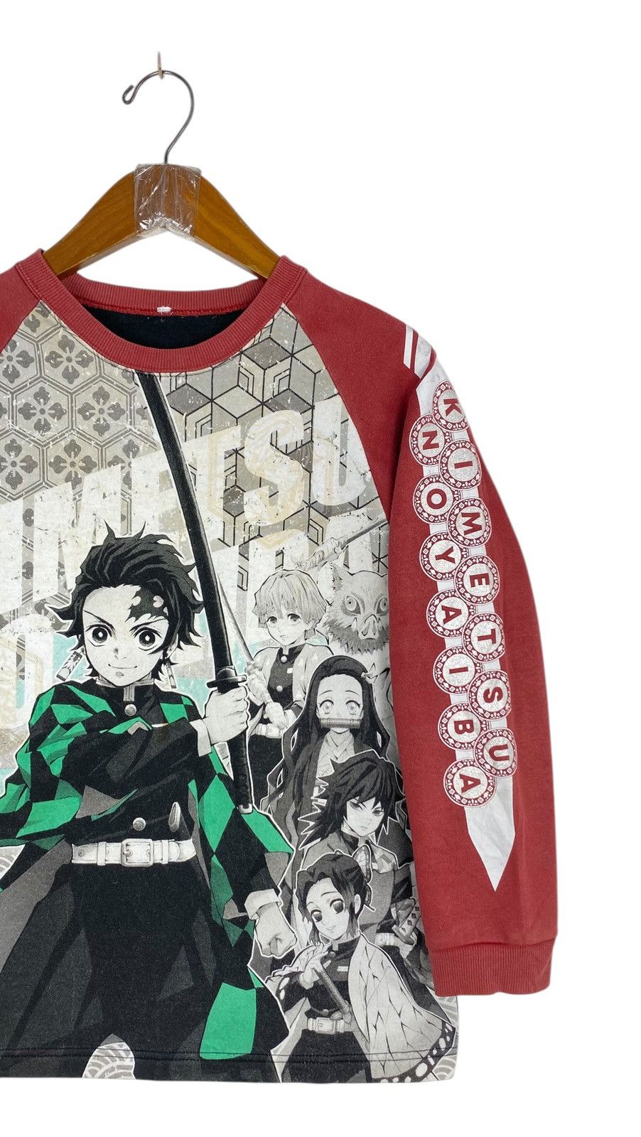 Anime Rare‼️ Demon Slayer: Kimetsu no Yaiba Sweatshirt Big Logo Size XS / US 0-2 / IT 36-38 - 3 Thumbnail