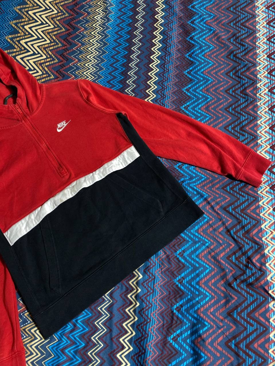 Nike × Vintage Sweatshirt Nike Vintage Big Central Logo 90s Outdoor Style Size US S / EU 44-46 / 1 - 7 Thumbnail