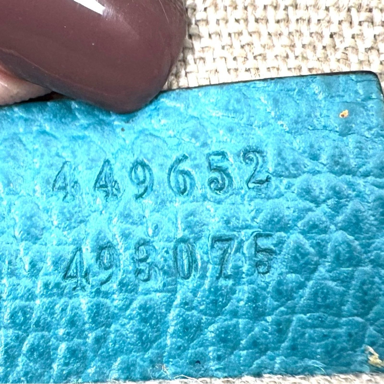 Gucci Women’s Gucci teal second bag pouch with bamboo tassels Size ONE SIZE - 4 Thumbnail