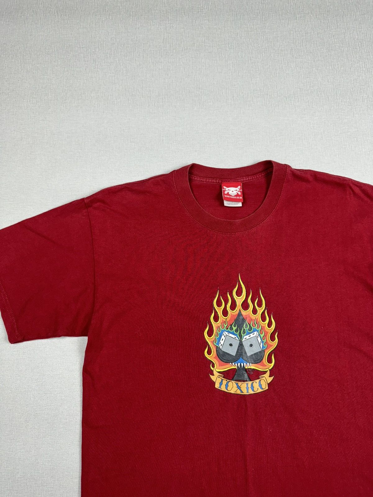 Vintage Toxico Oversized T-Shirt Fire Dice Men’s size L Size US L / EU 52-54 / 3 - 2 Thumbnail