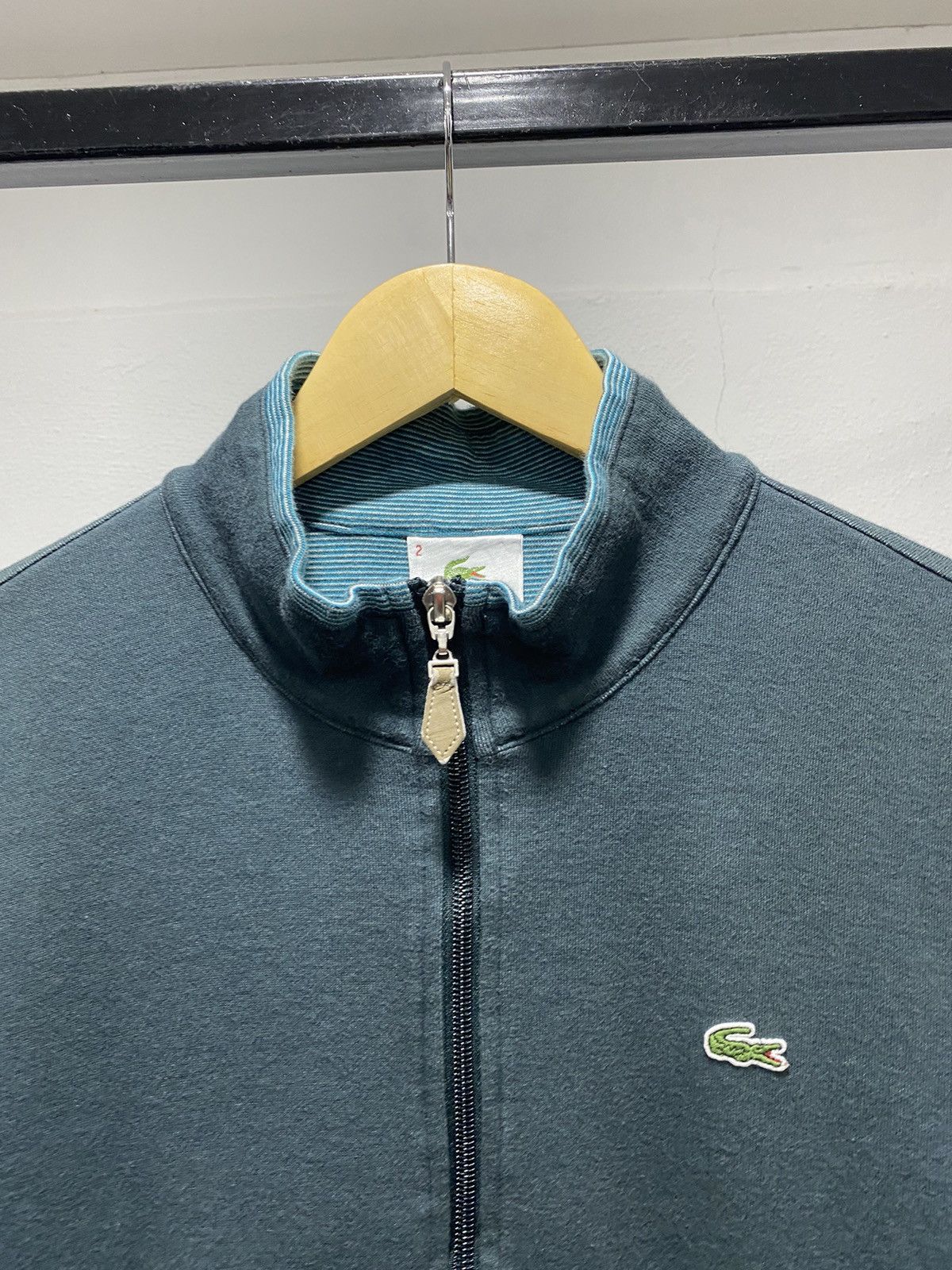 Designer × Lacoste × Vintage 💥Lacoste Zipper Sweater Golf Size S / US 4 / IT 40 - 4 Thumbnail