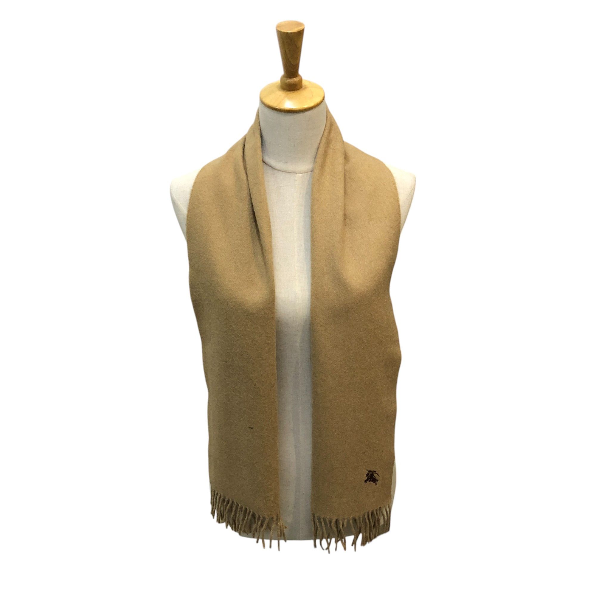 Burberry Burberrys Plain Cashmere Scarf Muffler V2951 Size ONE SIZE - 1 Thumbnail