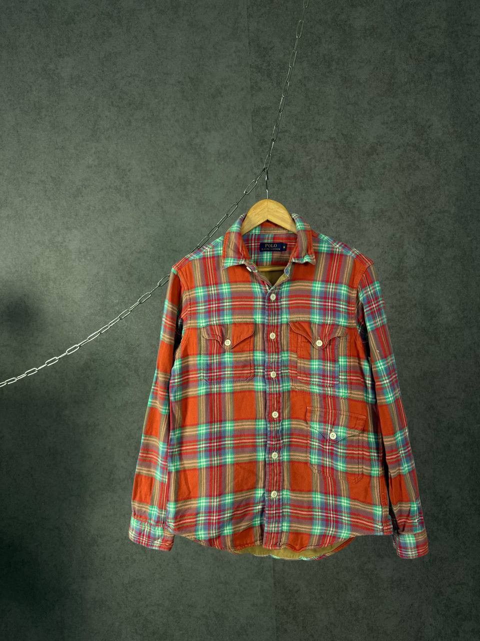 Polo Ralph Lauren Polo Ralph Lauren designer flannel Multipocket shirt Size US M / EU 48-50 / 2 - 1 Thumbnail