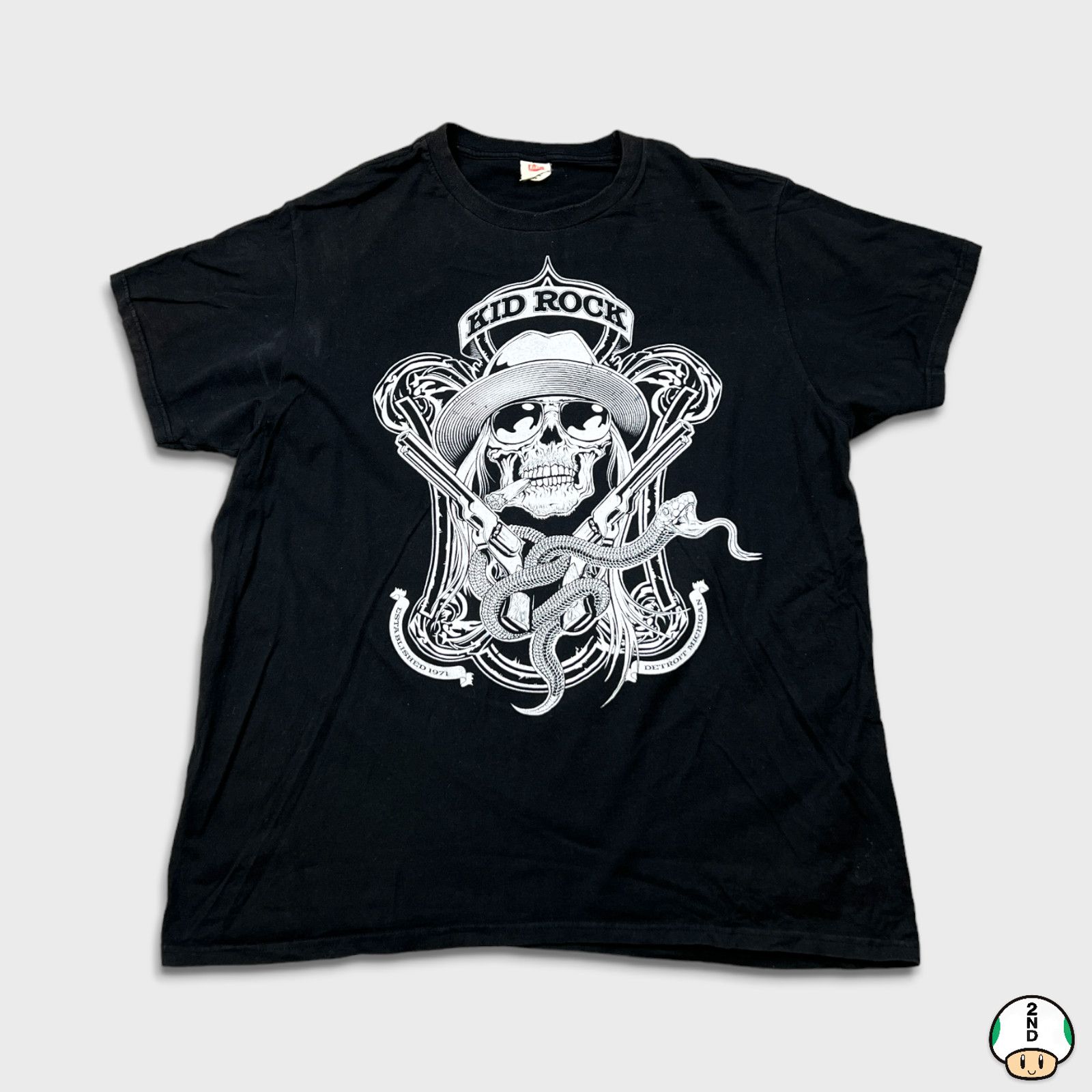 Band Tees × Vintage Vintage 2011 Kid Rock Born Free T Shirt Large Band Tour Tee Size US L / EU 52-54 / 3 - 1 Thumbnail