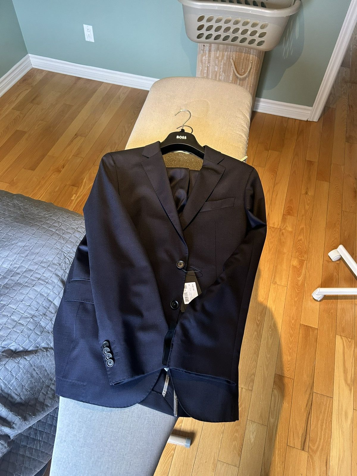 Hugo Boss Hugo Boss Suit performance edition in Dark Blue medium Size 38R - 4 Thumbnail