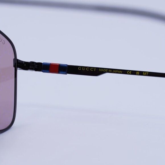 Gucci 🕶️ New Gucci GG1676S 005 Sunglasses - Black Frame, Violet Size ONE SIZE - 8 Thumbnail