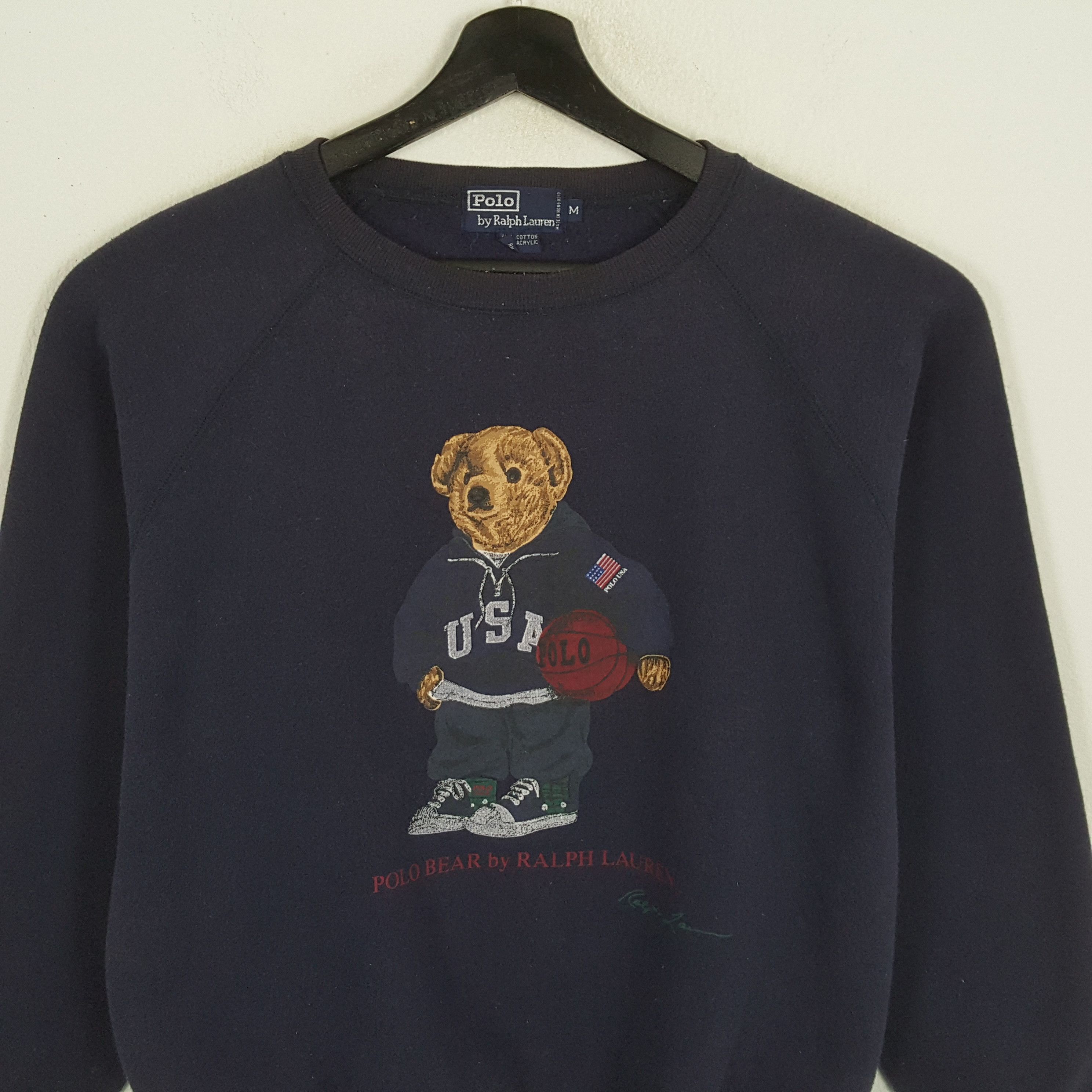Polo Ralph Lauren POLO BEAR by RALPH LAUREN USA Design Fashion Sweatshirt Size US M / EU 48-50 / 2 - 2 Thumbnail