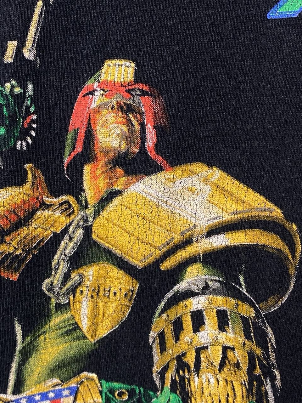 Band Tees × Vintage Vintage Anthrax 1997-2004 "I Am The Law" Dredd Graphic Tee Size US XL / EU 56 / 4 - 11 Thumbnail