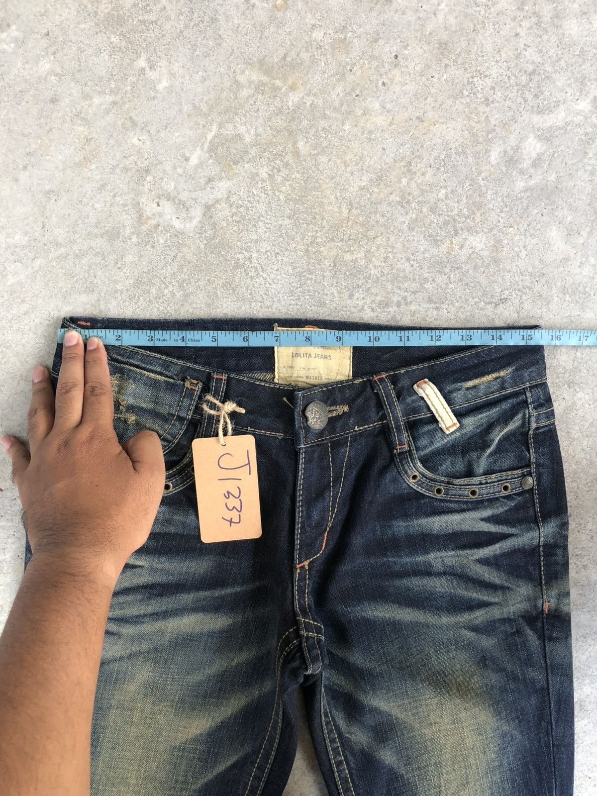 Japanese Brand Yoshitomo Nara Lolita Flared Jeans Distressed Size US 31 - 23 Thumbnail