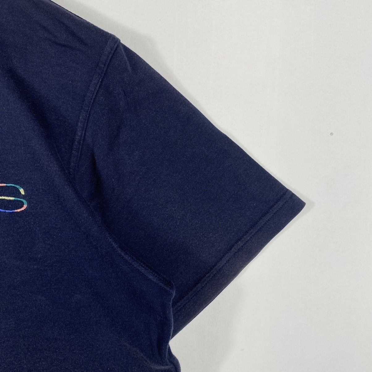 Courreges Vintage 90's COURREGES PARIS Embroidery Logo Faded Tee Shirt Size S / US 4 / IT 40 - 4 Thumbnail