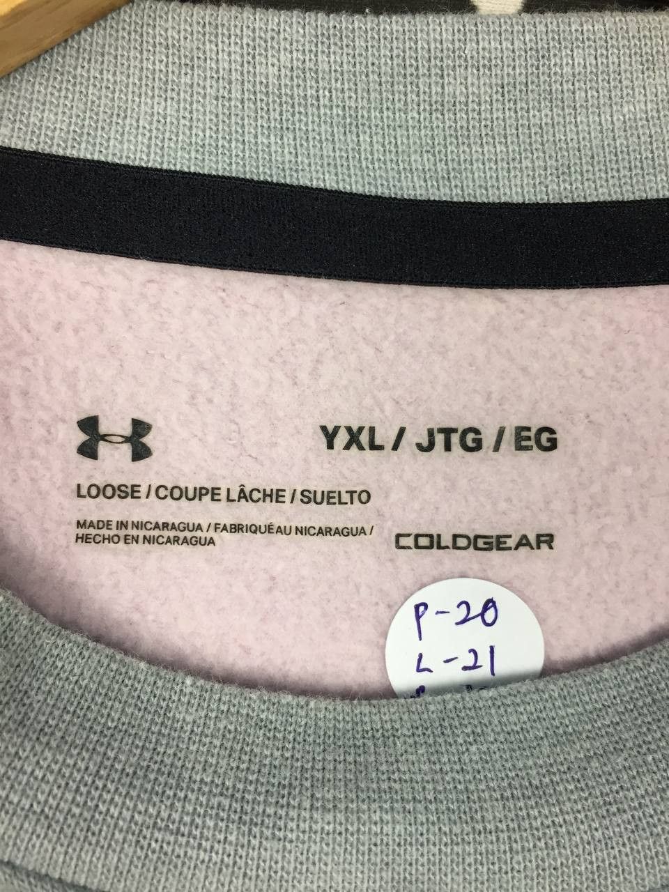 Under Armour × Vintage Under Armour Cold Gear Big Logo Sweatshirt Size US XL / EU 56 / 4 - 8 Thumbnail