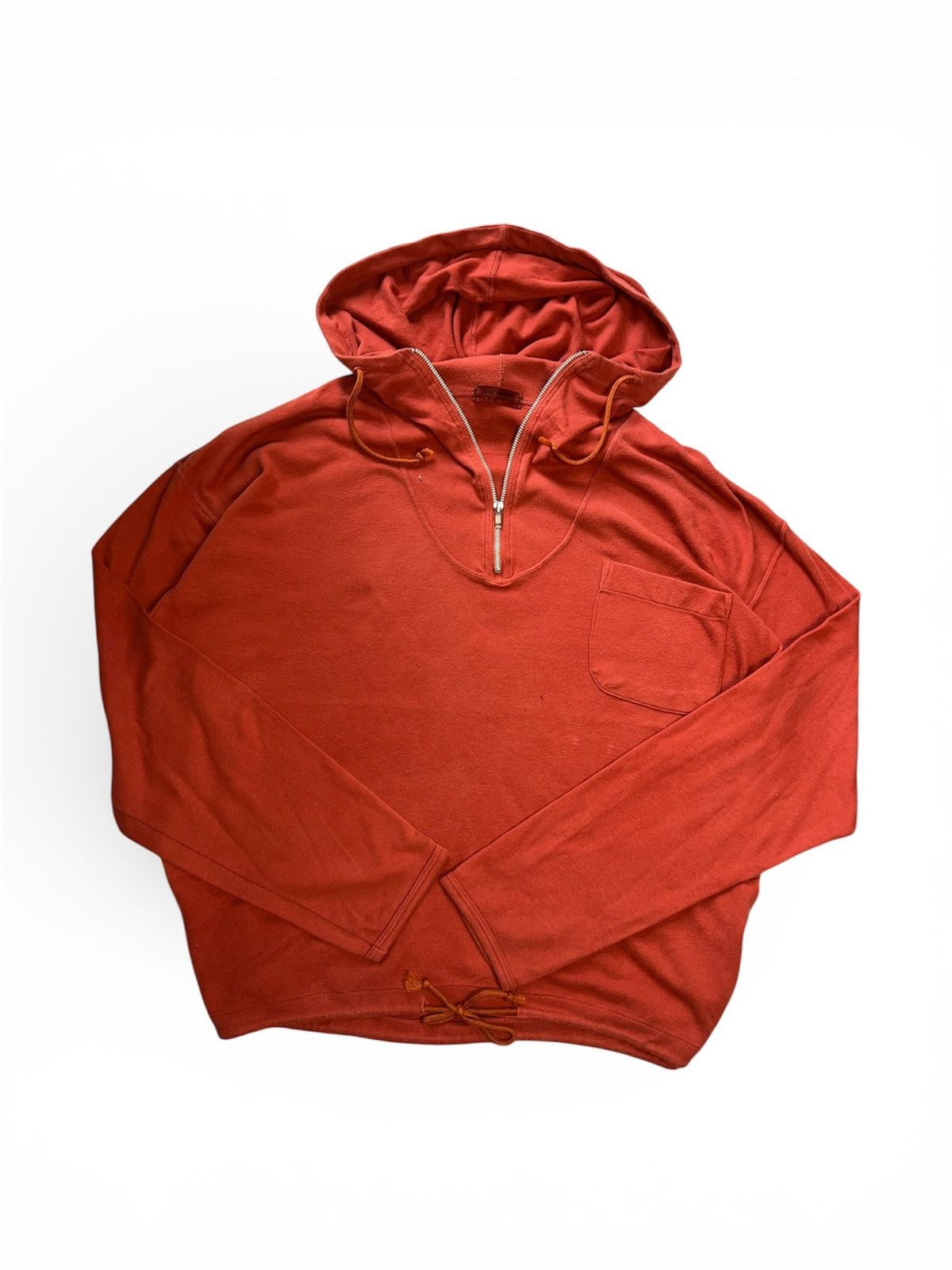 Tete homme issey miyake halfzip hoodie