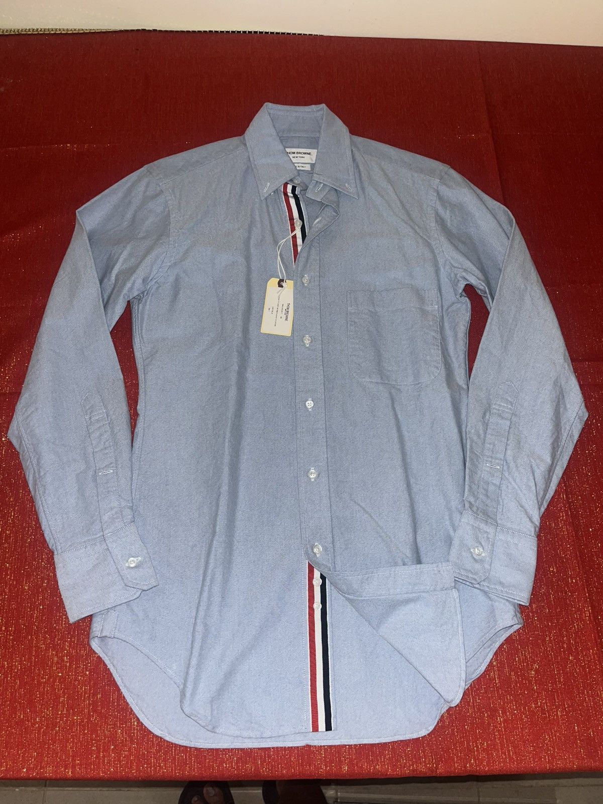 Thom Browne Thom Browne Classic Oxford Cotton Shirt Sz 1 Size US S / EU 44-46 / 1 - 17 Thumbnail