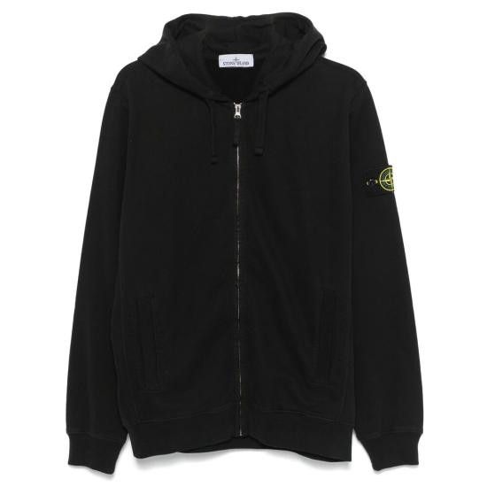 Stone Island STONE ISLAND Men Hoodies 811563520 V0029 BLACK Size US XL / EU 56 / 4 - 1 Thumbnail
