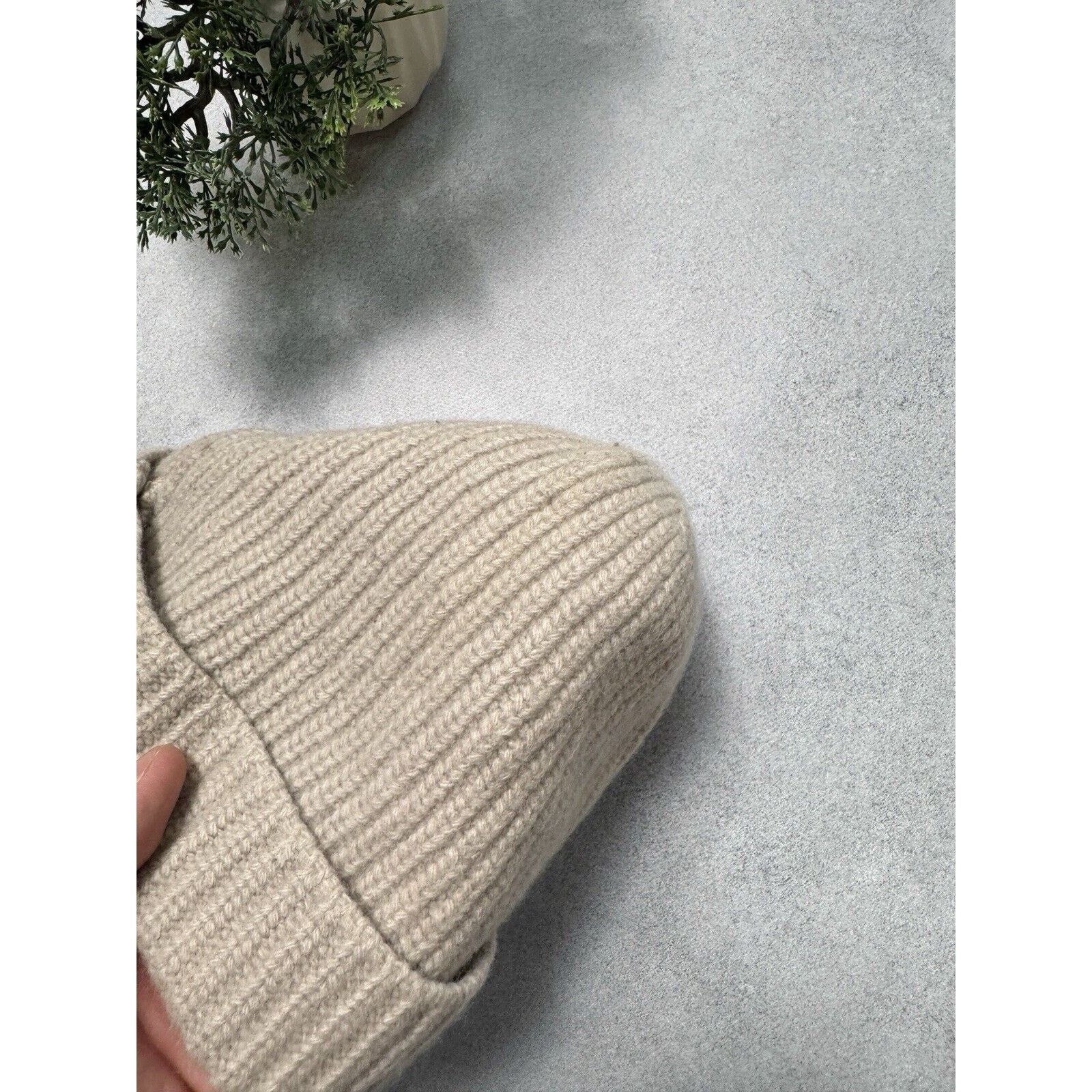 Stone Island Stone Island Patch Program Wool Hat Grey Men Size ONE SIZE - 5 Thumbnail
