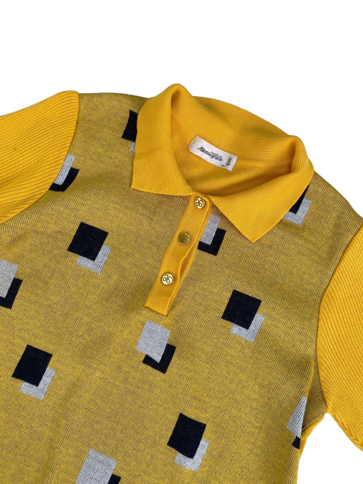 Japanese Brand × Vintage Vtg Ailema Grare Knitwear Yellow Size US S / EU 44-46 / 1 - 4 Thumbnail