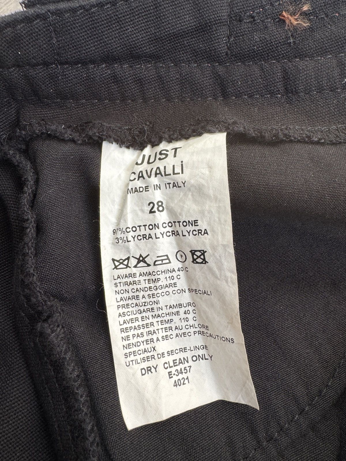 Roberto Cavalli Y2K Cavalli Mini Skirt Jean Denim Hysteric Glamour vibe Size 28" / US 6 / IT 42 - 5 Thumbnail
