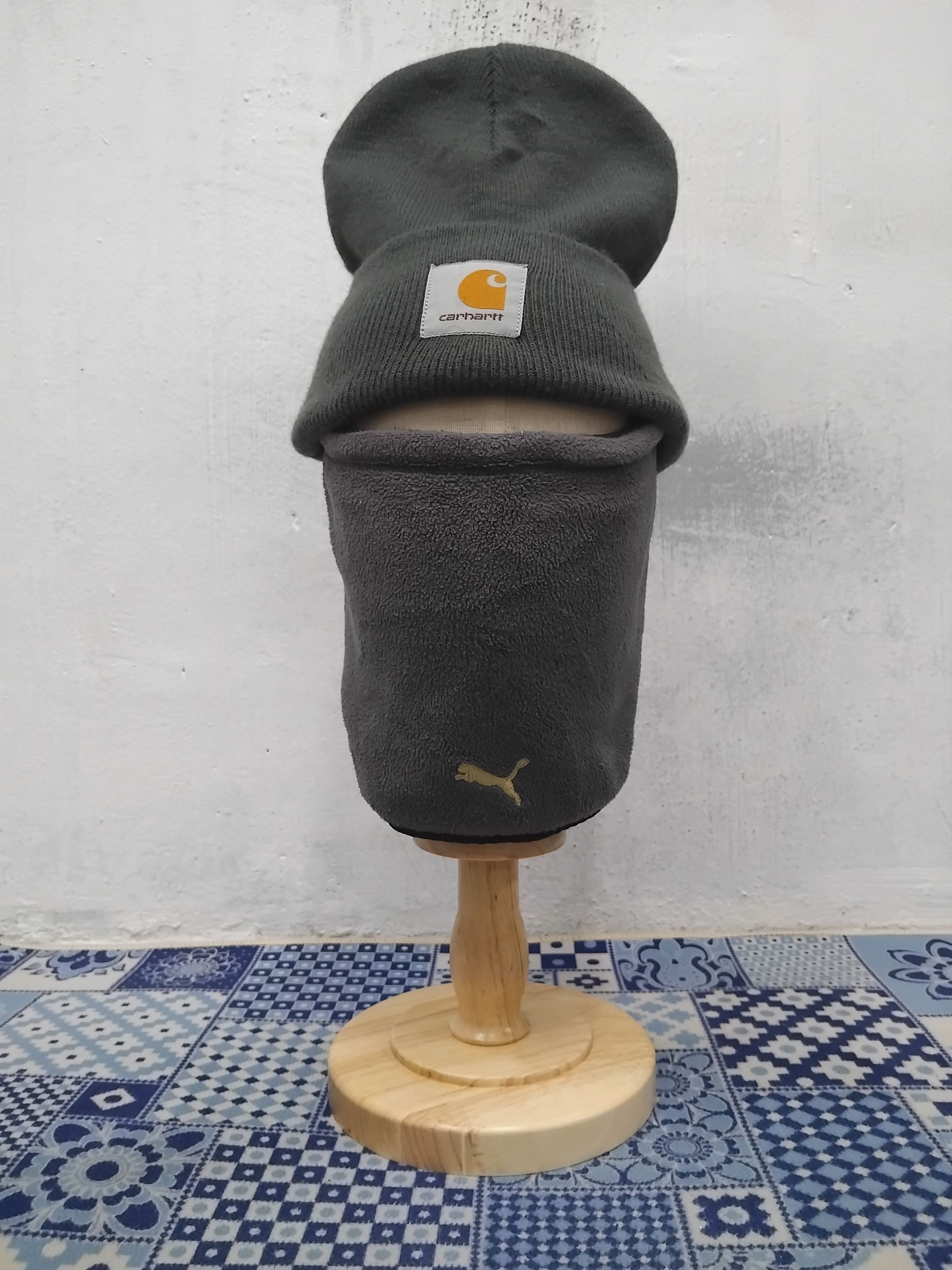 Puma grey colour head mask