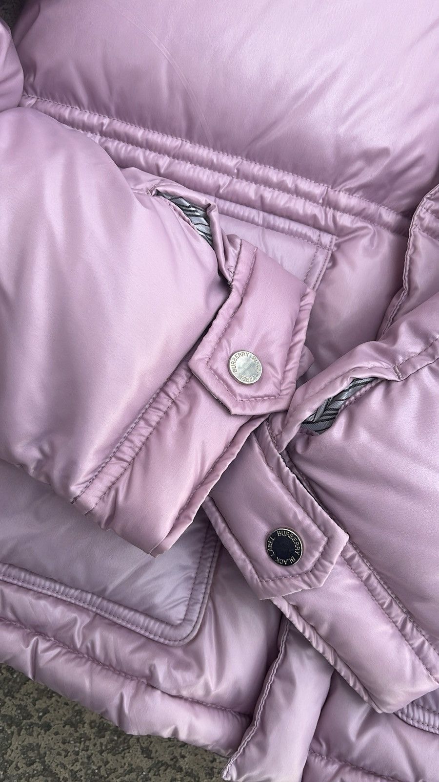 Burberry Burberry Black Label Real Fur Jacket Glossy Pink Size US M / EU 48-50 / 2 - 6 Thumbnail