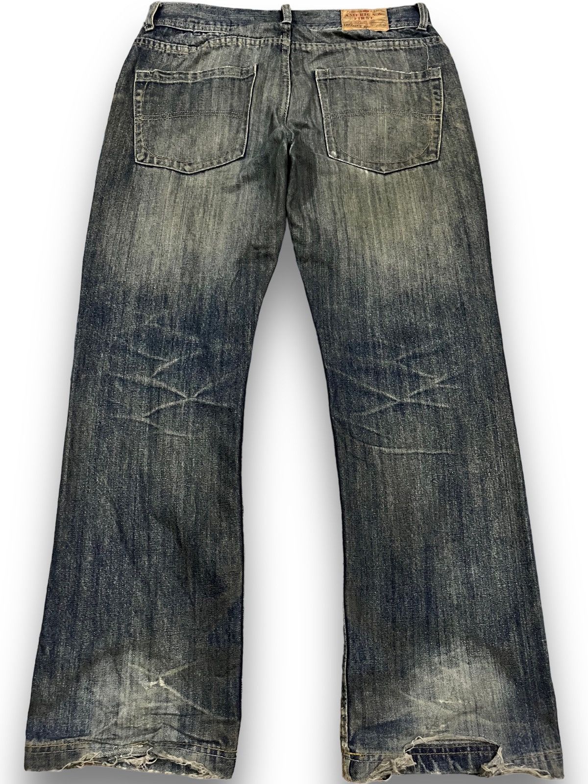 If Six Was Nine Vintage America First Baggy Denim Size US 33 - 5 Thumbnail