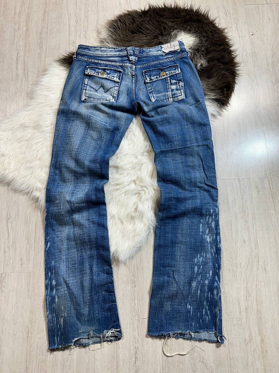 Vintage Vintage Distressed Jeans Size 30" / US 8 / IT 44 - 6 Thumbnail