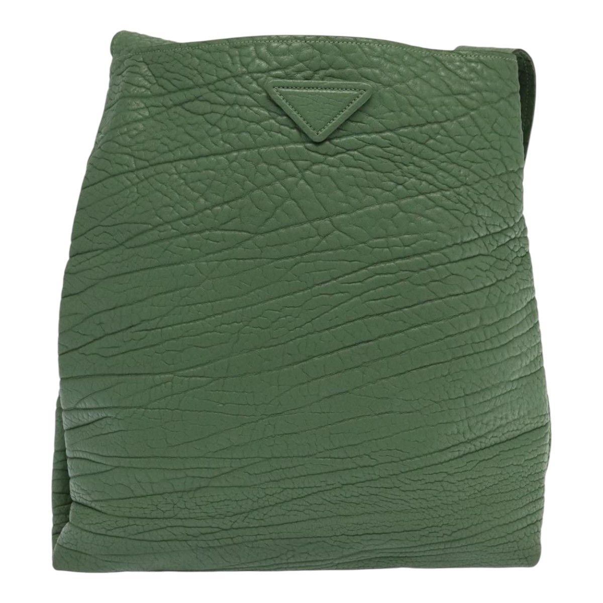 Prada Green Leather Shoulder Bag (Pre-Owned) Size ONE SIZE - 1 Thumbnail