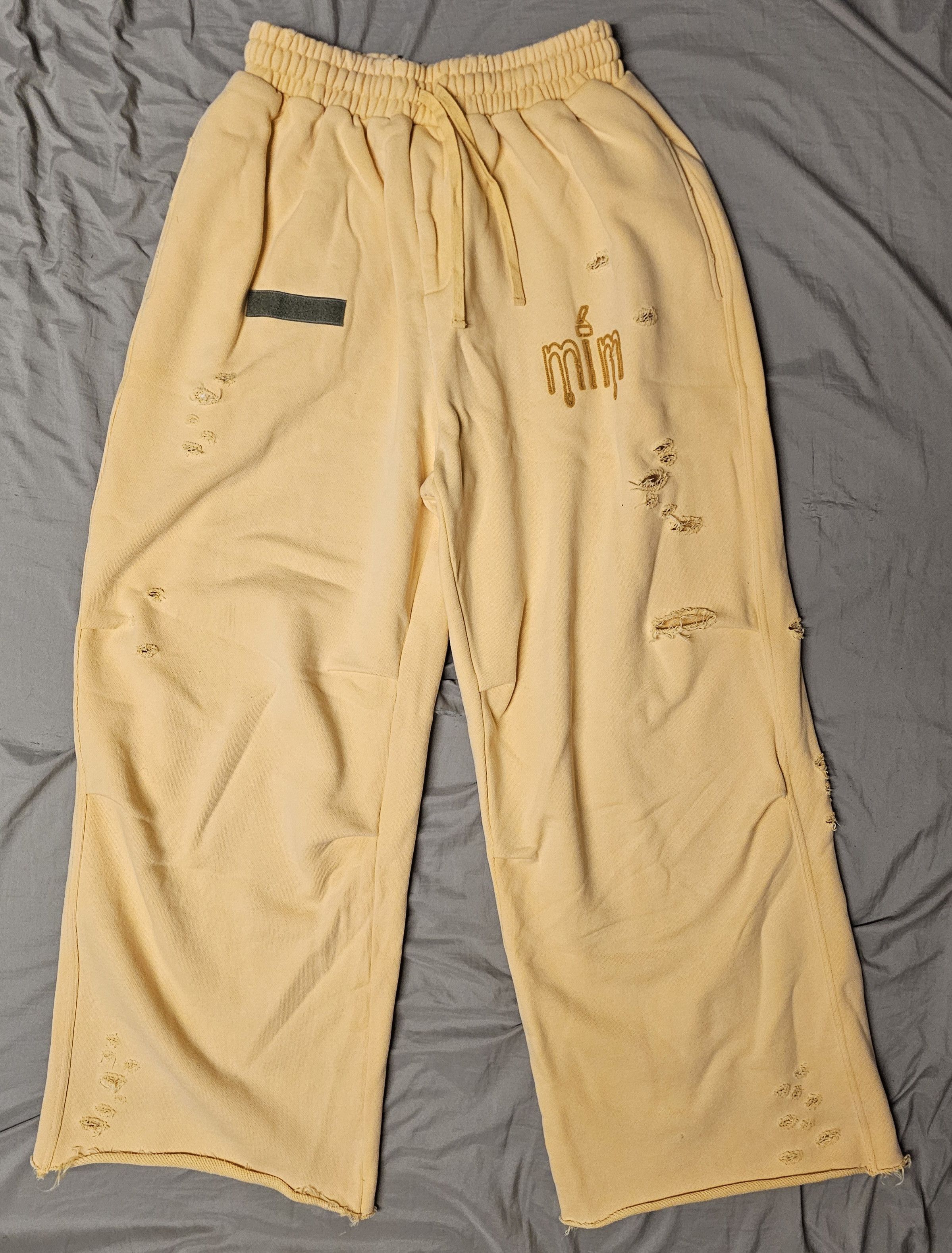 murd333r.fm MURD333R FM General Issue: Special Ops Sweatpants -Yellow Size US 36 / EU 52 - 1 Thumbnail