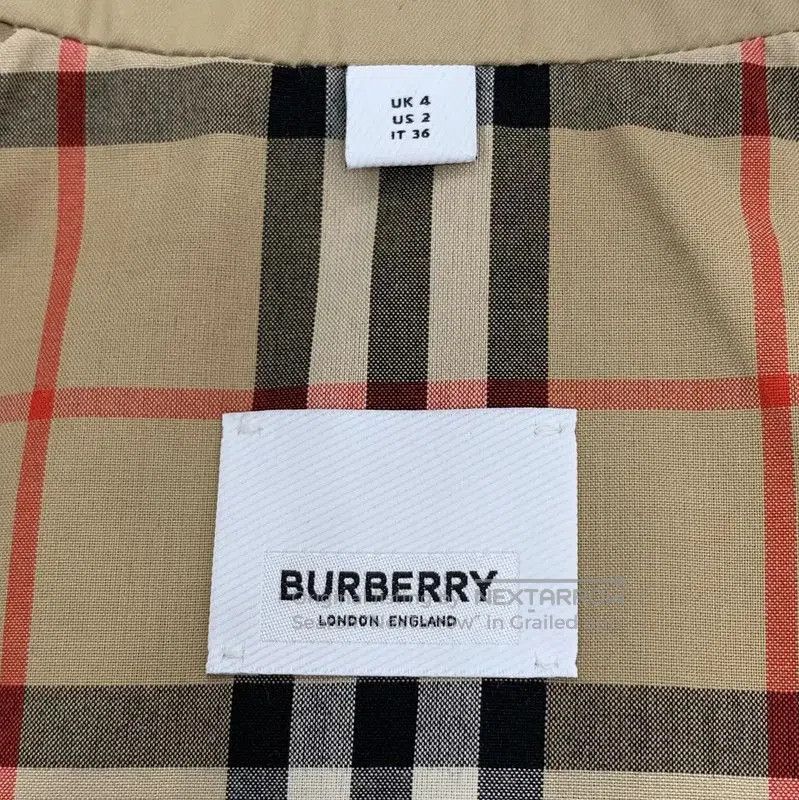 Burberry Burberry Brown Cotton Women's Trench Coat. Size XS / US 0-2 / IT 36-38 - 6 Thumbnail