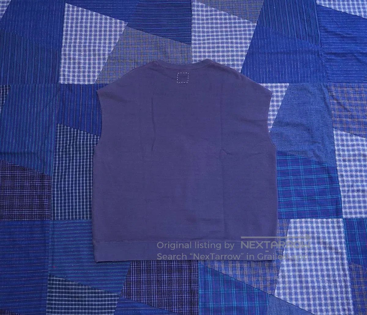 Visvim Blue Sleeveless Casual Top. Size US L / EU 52-54 / 3 - 3 Thumbnail