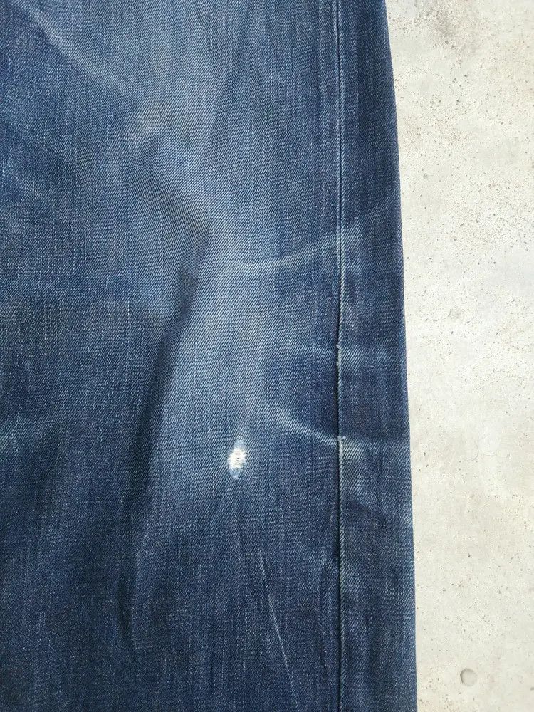 Japanese Brand Vintage Redline Half Selvedge Distresses Jeans 31x32 Size US 31 - 9 Thumbnail