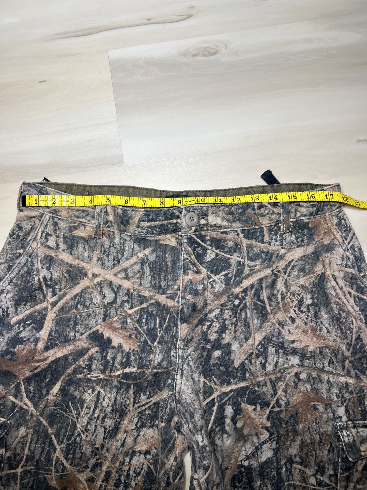 Realtree Vintage True Timber Size Large Camo Cargo Fleeced Lined Size US 34 / EU 50 - 4 Thumbnail