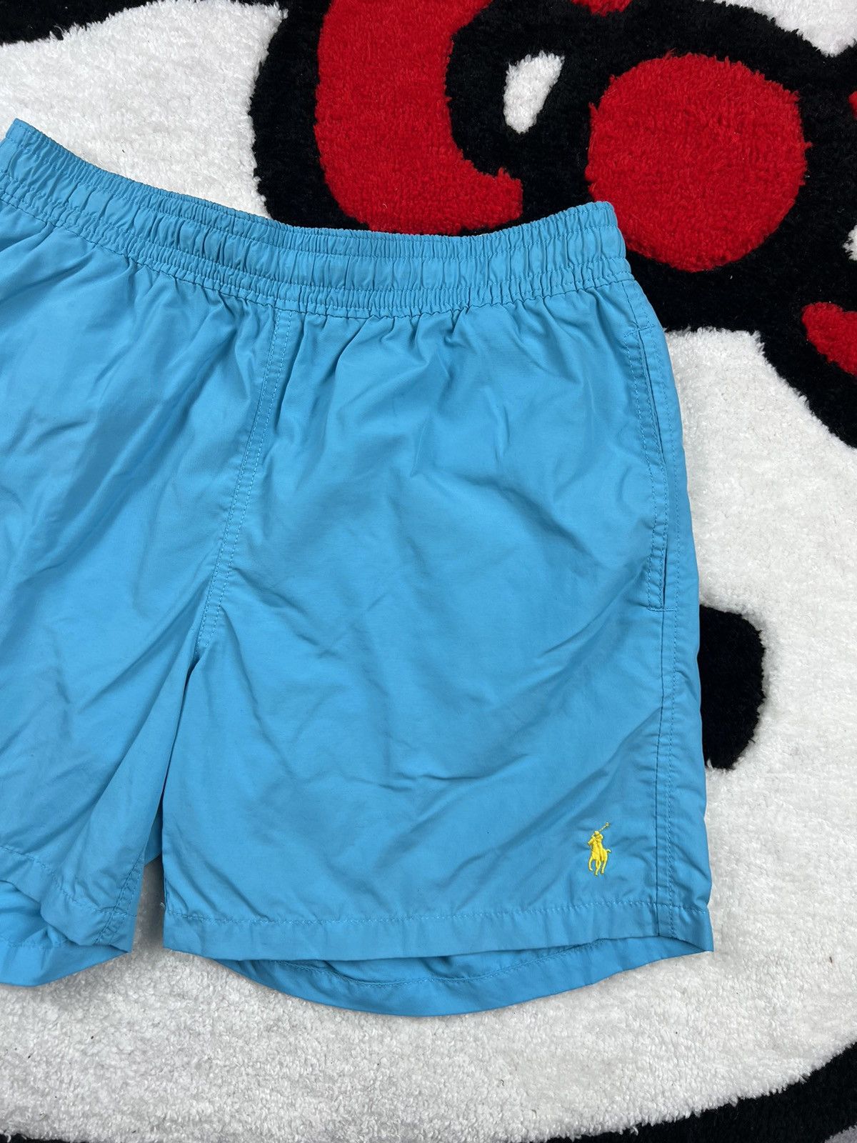 Polo Ralph Lauren Crazy Polo Ralph Lauren Blue Y2K Nylon Shorts Size US 32 / EU 48 - 3 Thumbnail