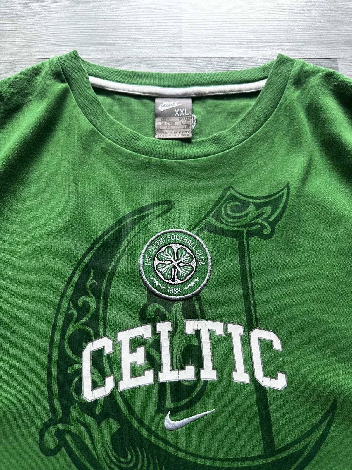 Nike Vintage oversize T-shirt jersey Nike FC Celtic Size US XXL / EU 58 / 5 - 5 Thumbnail