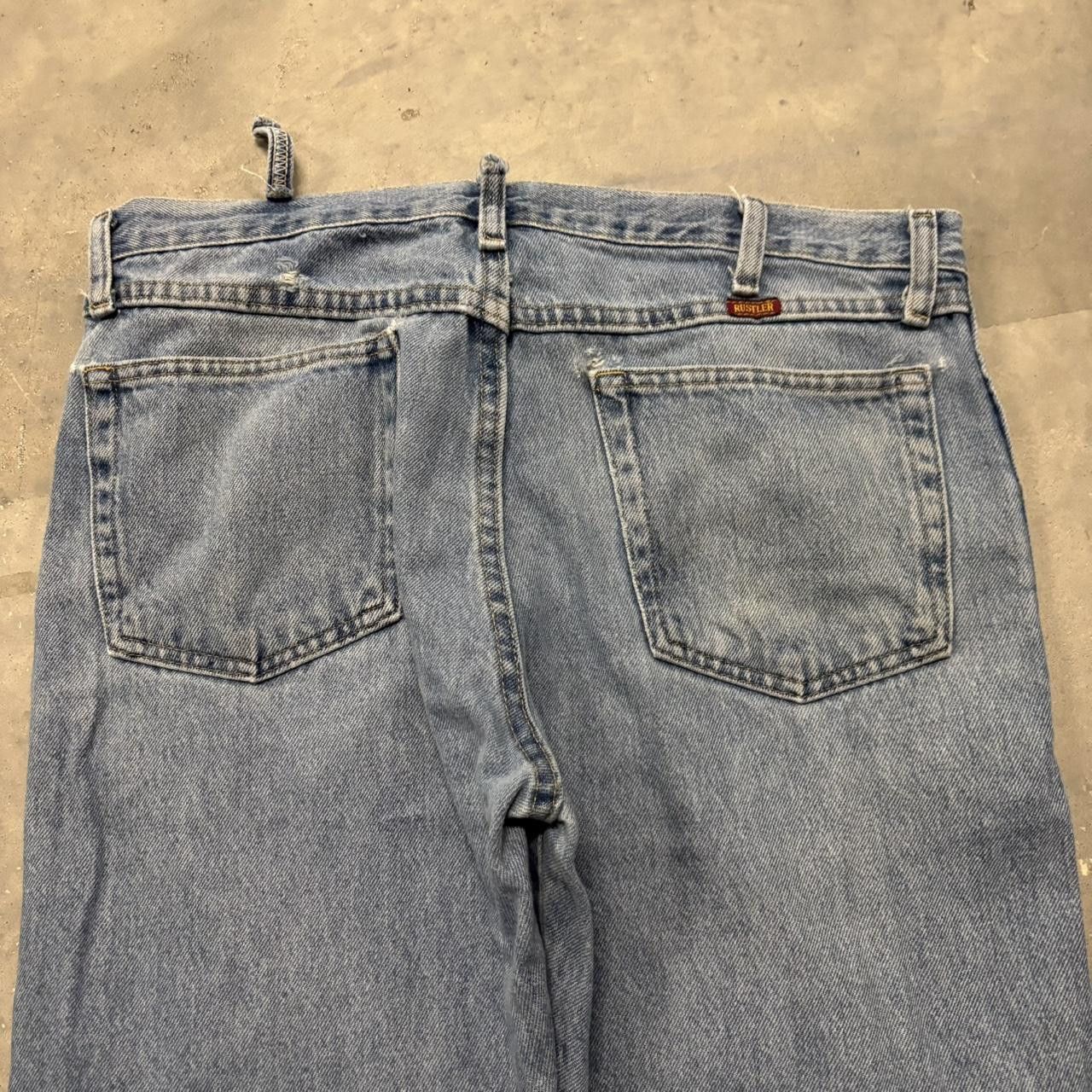 Japanese Brand × Vintage Crazy Vintage Y2K/2000s Light Wash Essential Denim Jeans! Size US 34 / EU 50 - 7 Thumbnail