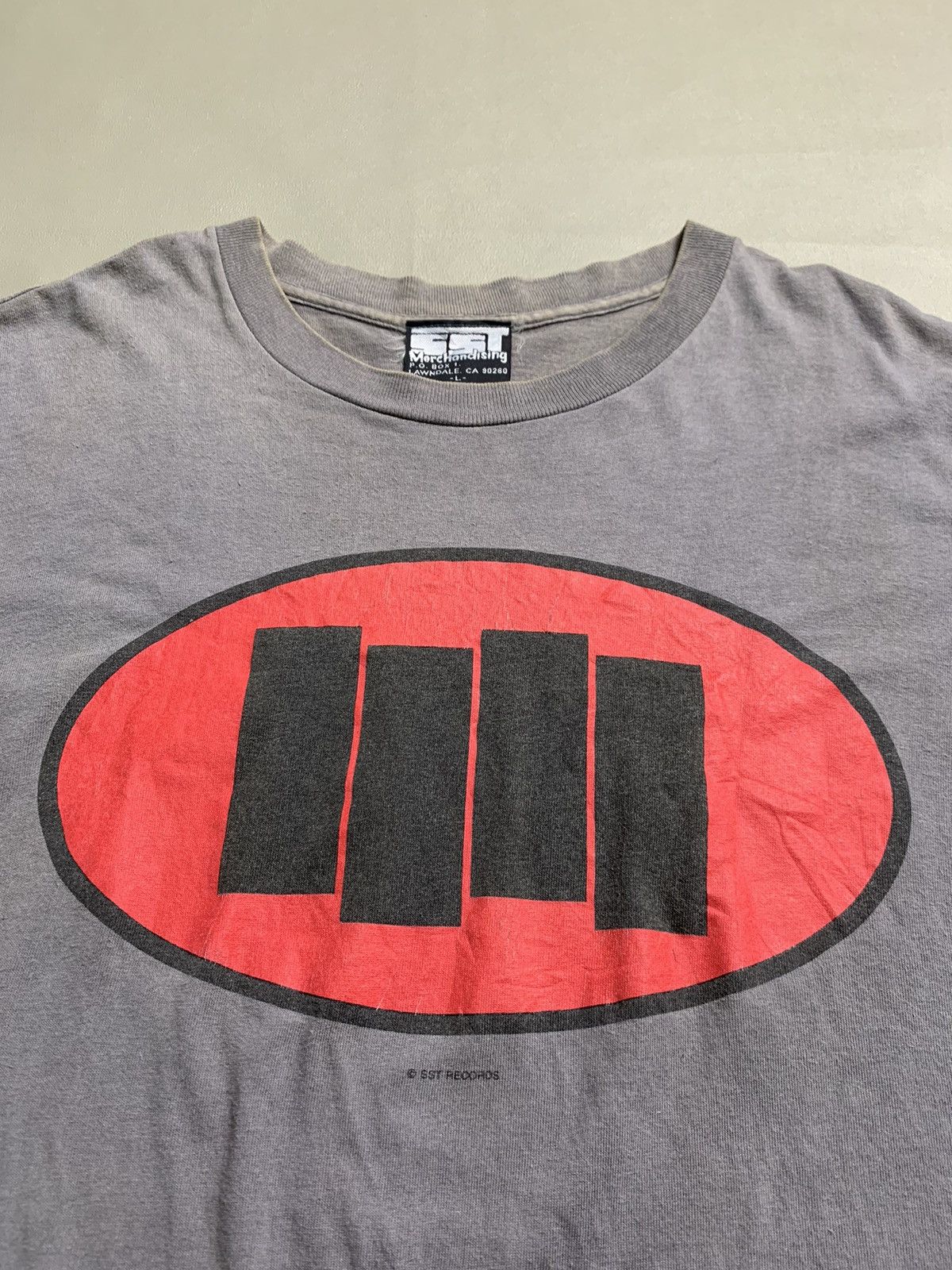 Band Tees 90s Black Flag SST Records Tshirt Size US L / EU 52-54 / 3 - 3 Thumbnail