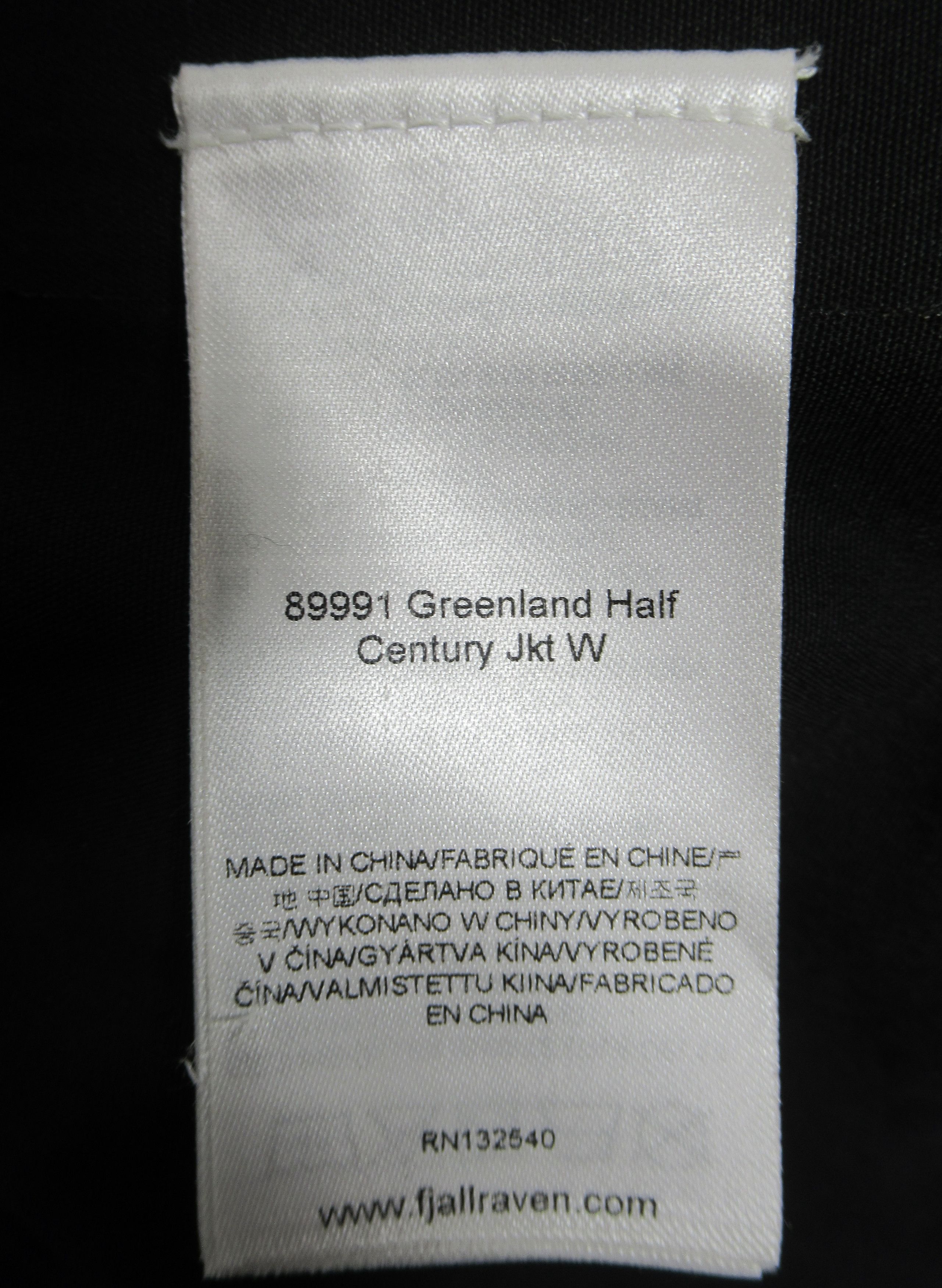 Fjallraven Fjallraven Greenland Half Century Jacket Black 89991 Size XS Size XS / US 0-2 / IT 36-38 - 10 Thumbnail