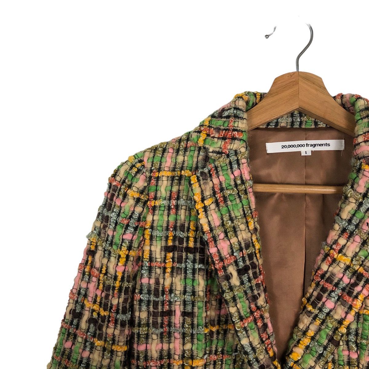 Japanese Brand 🔥RARE 20,000,000 FRAGMENTS TWEED JACKET MADE IN JAPAN Size M / US 6-8 / IT 42-44 - 6 Thumbnail