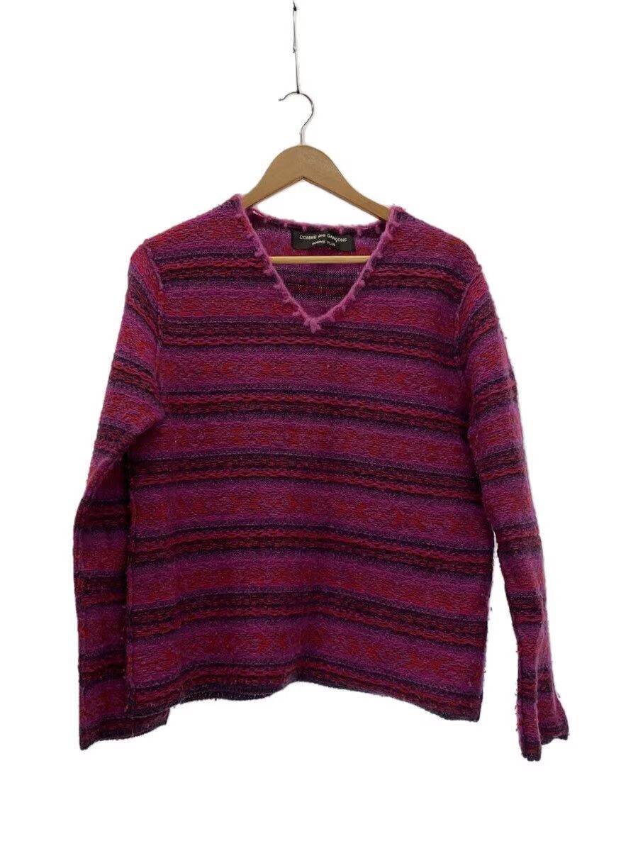 Comme des Garcons × Comme des Garcons Homme Plus AW99 Striped Wool Knit Sweater Size US M / EU 48-50 / 2 - 1 Thumbnail