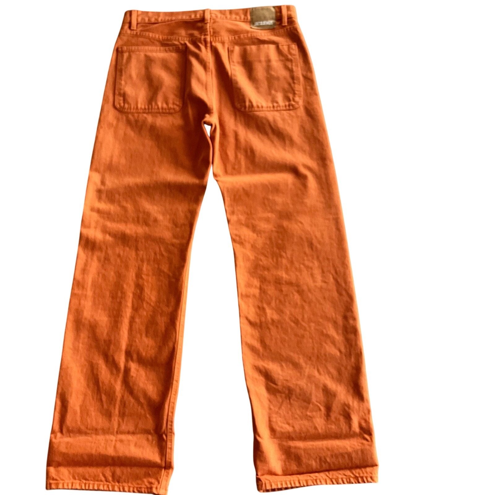 Jacquemus JACQUEMUS: Men's Orange "Le Raphia" Jeans - 30 Size US 30 / EU 46 - 2 Thumbnail