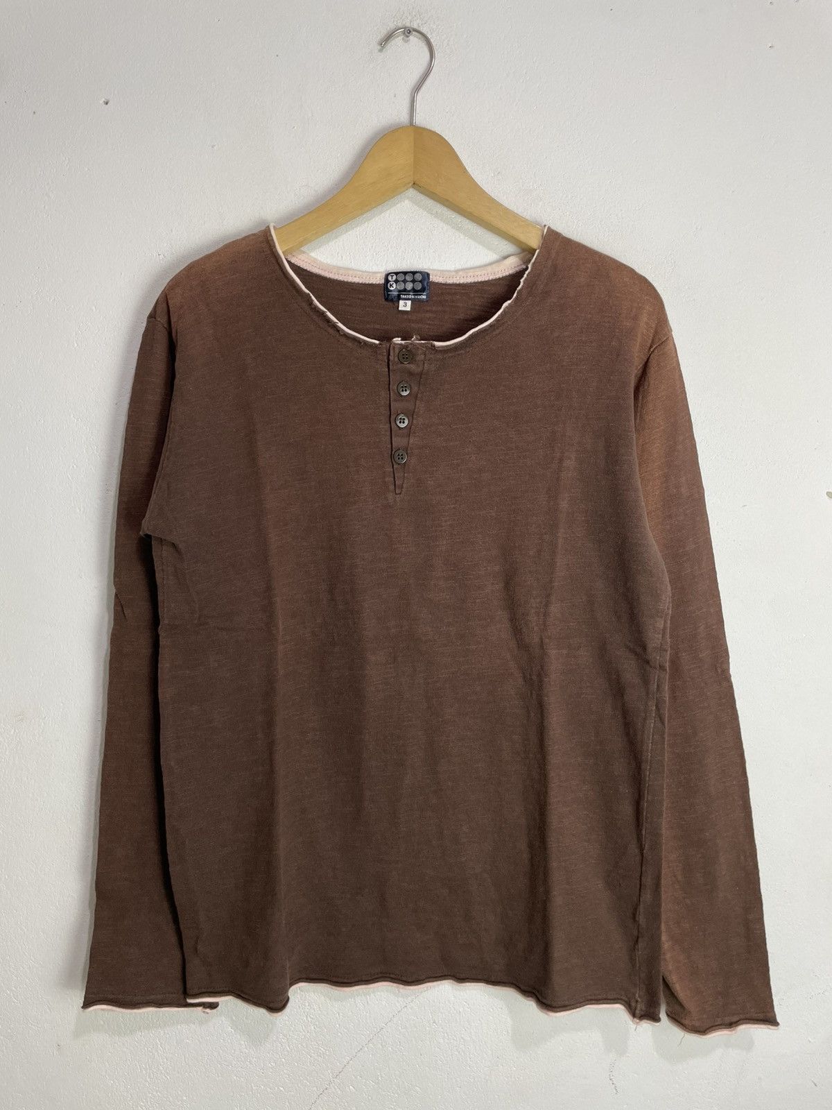 If Six Was Nine Takeo Faded Distressed Longsleeve Double layer style Size US M / EU 48-50 / 2 - 1 Thumbnail