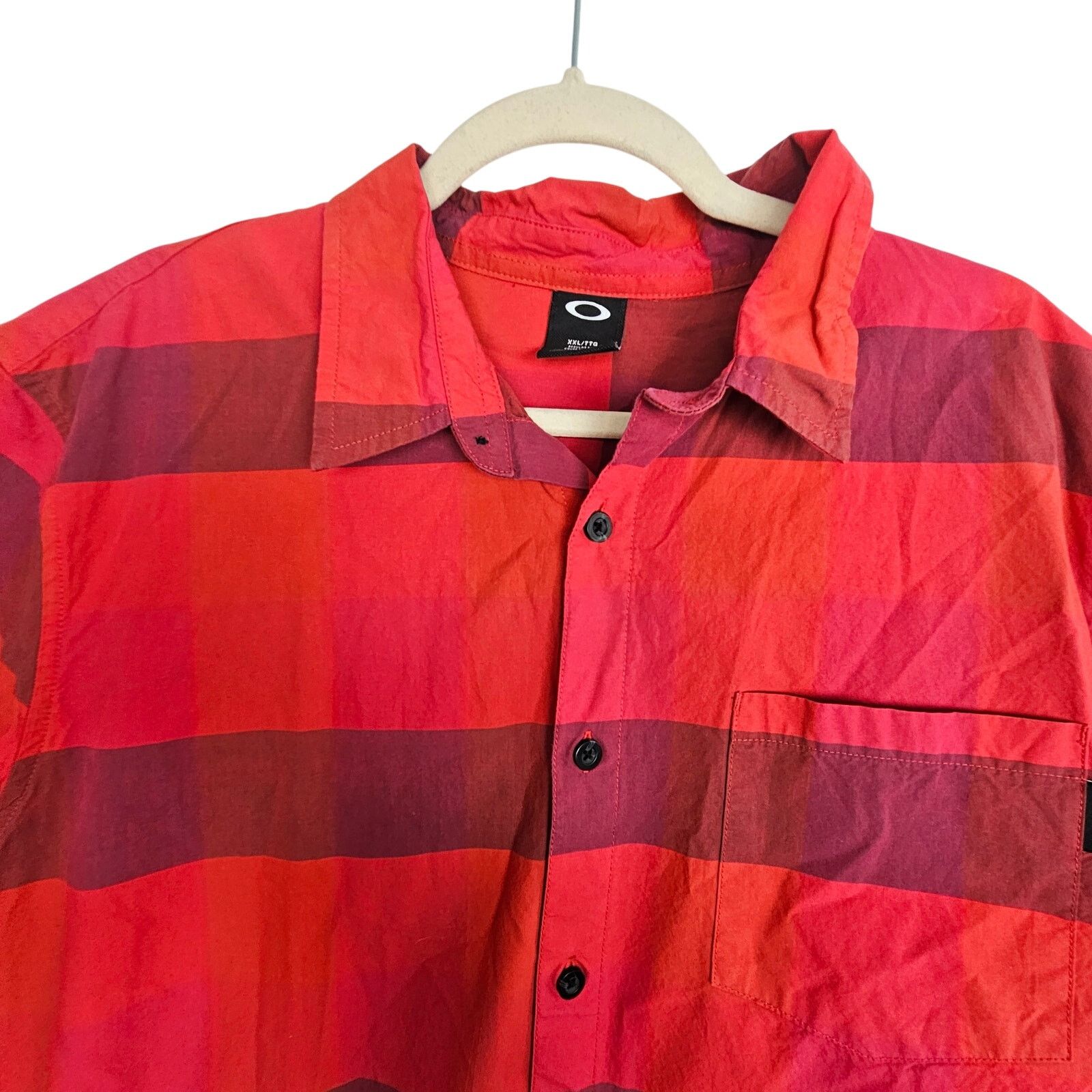 Oakley Oakley Mens Striped Shirt Size XXL Skater Preppy Casual Size US XXL / EU 58 / 5 - 2 Thumbnail