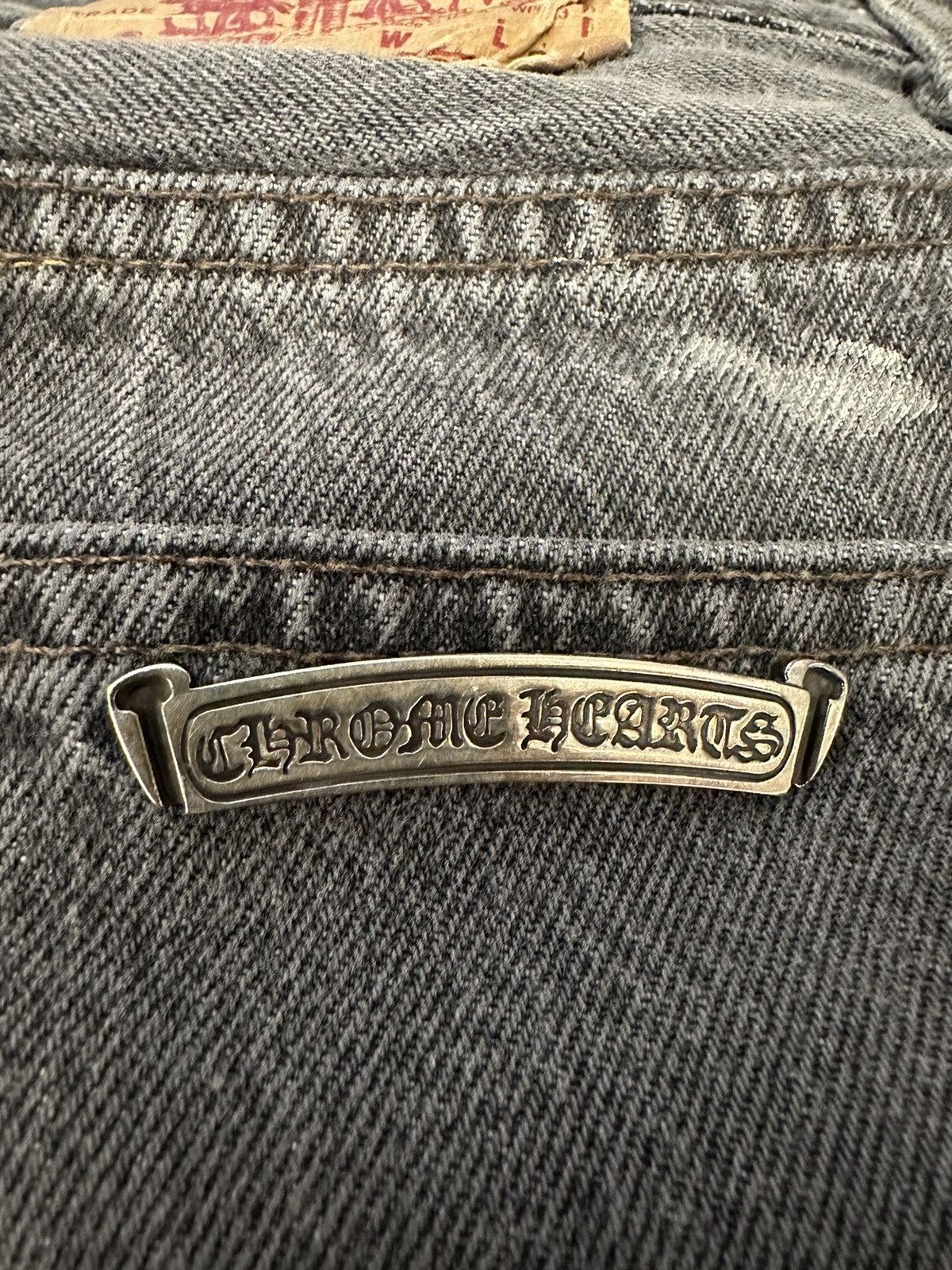 Chrome Hearts 🔥Chrome Hearts 501 Grey Jeans🔥 Size US 29 - 9 Thumbnail
